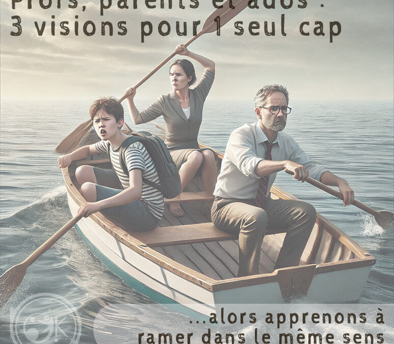 Profs, parents et ados sont dans un bateau…