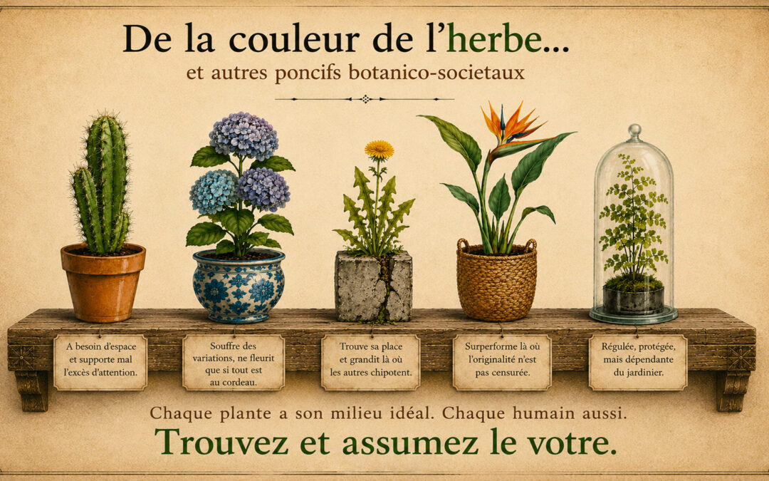 De la couleur de l&rsquo;herbe